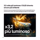 Immagine di Tv 77" uhd 4K (3840x2160) LG ELECTRONICS 77 OLED EVO AI C6 4K ULTRA HD WEBOS26 - BASE CENTR OLED77C6