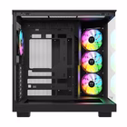 Immagine di Cabinet midi-tower nero THERMALTAKE CA11E00M1WNWS