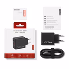 Immagine di Dual USB-C 65w gan power adapter