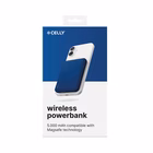Immagine di Power bank CELLY POWERBANK 5000 mAh OFFSET COLLECTION COLMAGPB5000BL