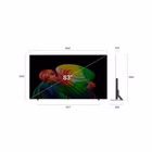 Immagine di Tv 83" uhd 4K (3840x2160) LG ELECTRONICS 83 OLED AI B6E 4K ULTRA HD WEBOS26 - PIEDINI LATER OLED83B6