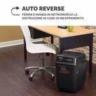 Immagine di Distruggidocumenti a frammenti FELLOWES AUTOMAX 150C livello sicurezza P-4 colore nero