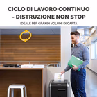 Immagine di Distruggidocumenti a frammenti FELLOWES POWERSHRED 325Ci livello sicurezza P-4 colore nero