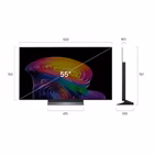 Immagine di Tv 55" uhd 4K (3840x2160) LG ELECTRONICS 55 OLED EVO AI C6 4K ULTRA HD WEBOS26 - BASE CENTR OLED55C6