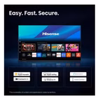 Immagine di Tv 43" uhd 4K (4096x2160) HISENSE 43 A79S QLED 4K ULTRA HD SMART VIDAA - STAND CENTR 43A79S