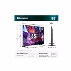 Immagine di Tv 85" uhd 4K (3840x2160) HISENSE 85 E79S PRO QLED 4K ULTRA HD SMART VIDAA REFRESH R 85E79S-PRO