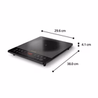 Immagine di Piastra di cottura 2.000 w nero PHILIPS Piastra a induzione Serie 5000 HD5850/90