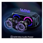 Immagine di Cassa per Smartphone/Tablet/Mp3 si nero HISENSE PARTY SPEAKER 160W BLUETOOTH IPX4 TWS EFFETTO LUCI P