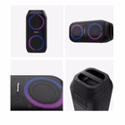 Immagine di Cassa per Smartphone/Tablet/Mp3 si nero HISENSE PARTY SPEAKER 160W BLUETOOTH IPX4 TWS EFFETTO LUCI P