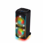 Immagine di Cassa per Smartphone/Tablet/Mp3 si nero PHILIPS PARTY SPEAKER 200W BLUETOOTH/USB CON LUCI LED - IP T