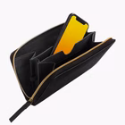 Immagine di Universale pelle nero DBRAMANTE 1928 LA Purse - Portafoglio in Pelle Saffiano - Night B LAPUNIBL5254