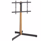 Immagine di Tvs 3695 floorstand oak steel