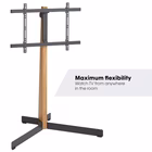 Immagine di Tvs 3695 floorstand oak steel