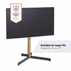 Immagine di Tvs 3695 floorstand oak steel