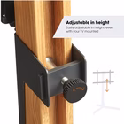 Immagine di Tvs 3695 floorstand oak steel