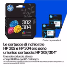 Immagine di Inkjet nero HP Cartuccia di inchiostro nero originale HP 302XL/30 B7RT9AE