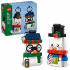 Immagine di Costruzioni LEGO Pupazzi di neve ornamentali 40812