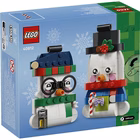 Immagine di Costruzioni LEGO Pupazzi di neve ornamentali 40812