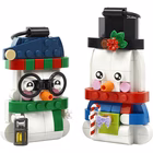 Immagine di Costruzioni LEGO Pupazzi di neve ornamentali 40812