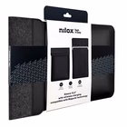 Immagine di Notebook da 13.3 finta pelle nero NILOX NILOX TECH - Custodia universale per Notebook/Lapt NXSL13RW