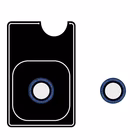 Immagine di Proteggi schermo camera lens tpu CELLY COLGLICAM - Vetro 9H per fotocamera posteriore, de COLGLICAM1