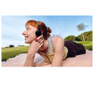 Immagine di Cuffie senza filo nero PHILIPS CUFFIA ON-EAR WIRELESS/CAVO THE RINGO DUO BLUETOOT TAMS1BK/00