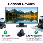 Immagine di EQUIP EQUIP - MOUSE WIRELESS ERGONOMICO RICARICABILE A D 245120