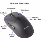 Immagine di EQUIP EQUIP - MOUSE WIRELESS 6-TASTI DUAL MODE 245123
