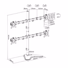 Immagine di 17 -32 articulating quad monitor t