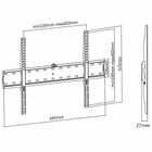 Immagine di 37 -70 flat screen slim fixed wall