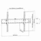 Immagine di 37 -70 tilt tv wall bracket