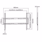 Immagine di 37 -70 fixed tv wall bracket