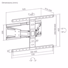 Immagine di 43 -90 ultra-slim full motion tv w