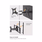 Immagine di 43 -100 full motion tv mount brack
