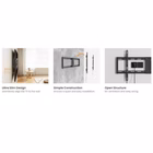 Immagine di 43-95 fixed slim tv wall mount brac