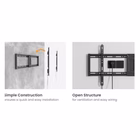 Immagine di 43 -95 tilt slim tv wall mount bra