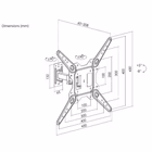 Immagine di 23 -55 full motion tv wall mount