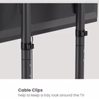 Immagine di 55-90 mobile tv trolley pegboard