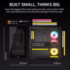 Immagine di Cabinet micro-atx nero CORSAIR 2800X RS-R ARGB CC-9011347-WW