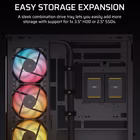 Immagine di Cabinet micro-atx nero CORSAIR 2800X RS-R ARGB CC-9011347-WW
