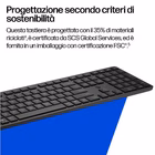 Immagine di HP Tastiera HP 490K multi-dispositivo e dual-mode BD5F4AA
