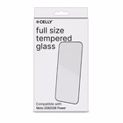 Immagine di Proteggi schermo full glass vetro temperato CELLY FULLGLASS - Vetro 9H con bordo colorato nero compa