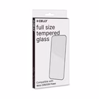Immagine di Proteggi schermo full glass vetro temperato CELLY FULLGLASS - Vetro 9H con bordo colorato nero compa
