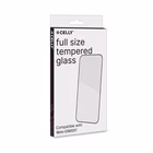 Immagine di Proteggi schermo full glass vetro temperato CELLY FULLGLASS - Vetro 9H con bordo colorato nero compa