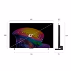 Immagine di Tv 42" uhd 4K (3840x2160) LG ELECTRONICS 42 OLED EVO AI C6 4K ULTRA HD WEBOS26 - PIEDINI LA OLED42C6