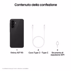 Immagine di Smartphone 128GB SAMSUNG GALAXY A27 6+128GB BLACK ENTERPRISE EDITION SM-A276BZKBEEE
