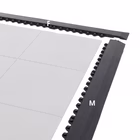 Immagine di Bordo con angoli per Fatigue Step colore nero innesto femmina mm 75x1 m