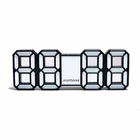 Immagine di Muitomas neon digital clock white