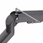 Immagine di Supporto monitor 2 bracci top nero