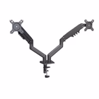 Immagine di Supporto monitor 2 bracci top nero